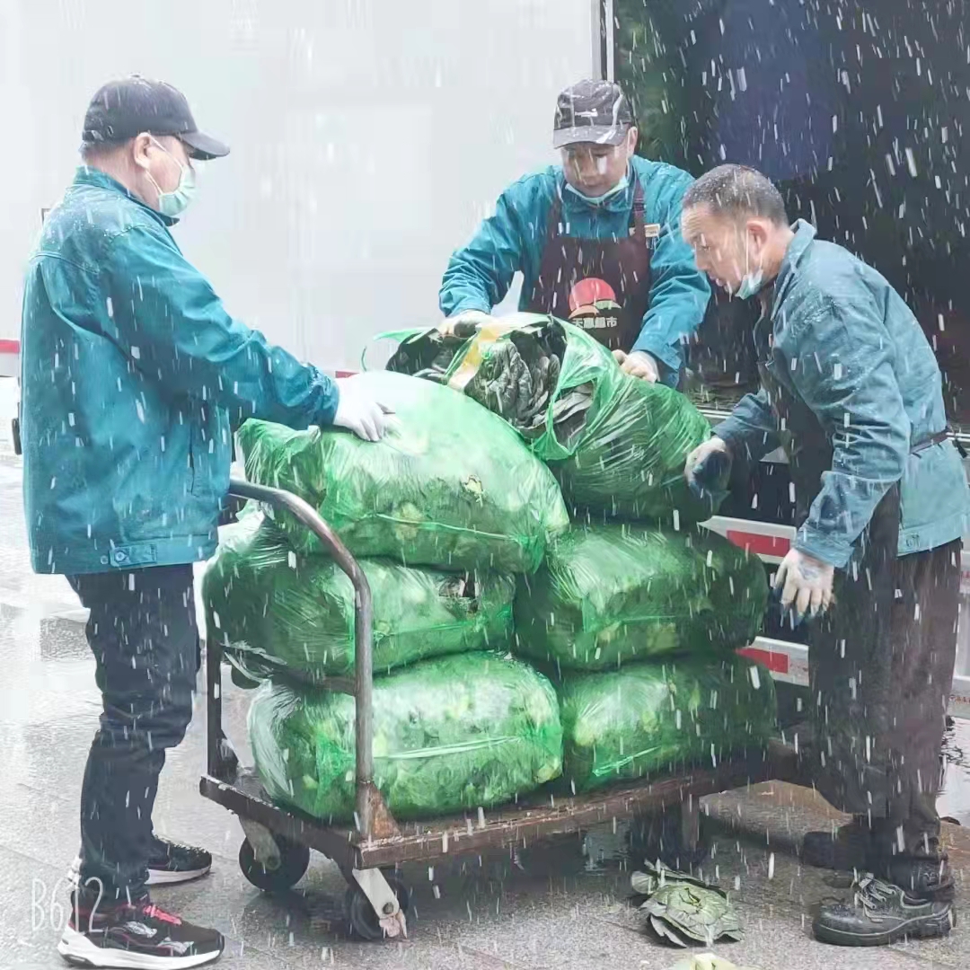 壹号人无惧雨雪保供应